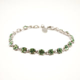 Bracciale Tennis color Peridot Amea Luxury_2