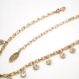 Collana Chandelier con gocce di cristallo Argent Flare Amea Luxury_1