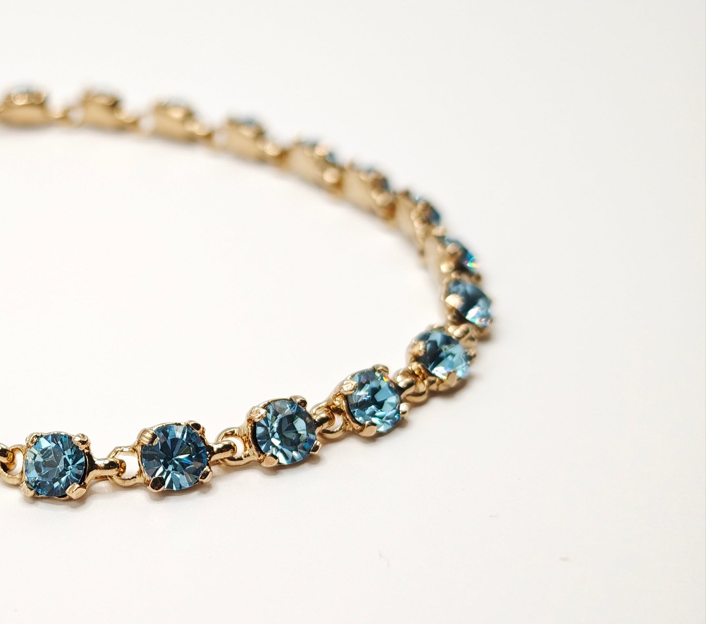 Collana Tennis color Acquamarina Amea Luxury_1
