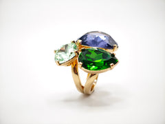 Anello Trilogy con pietre multicolore Amea Luxury