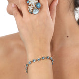 Bracciale Tennis color Acquamarina Amea Luxury