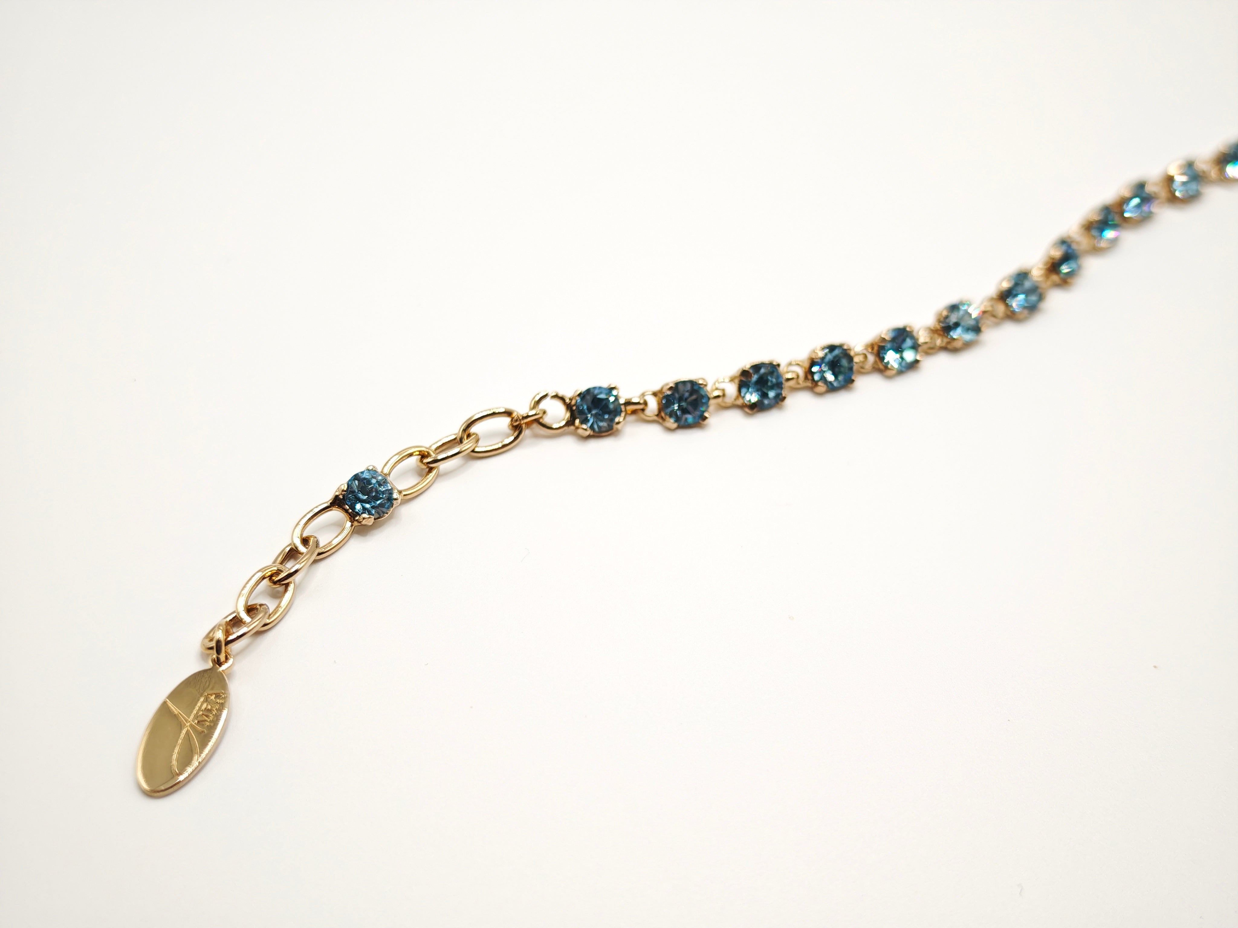 Bracciale Tennis color Acquamarina Amea Luxury_3