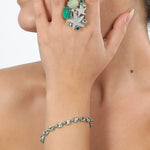 Bracciale Tennis color Peridot Amea Luxury