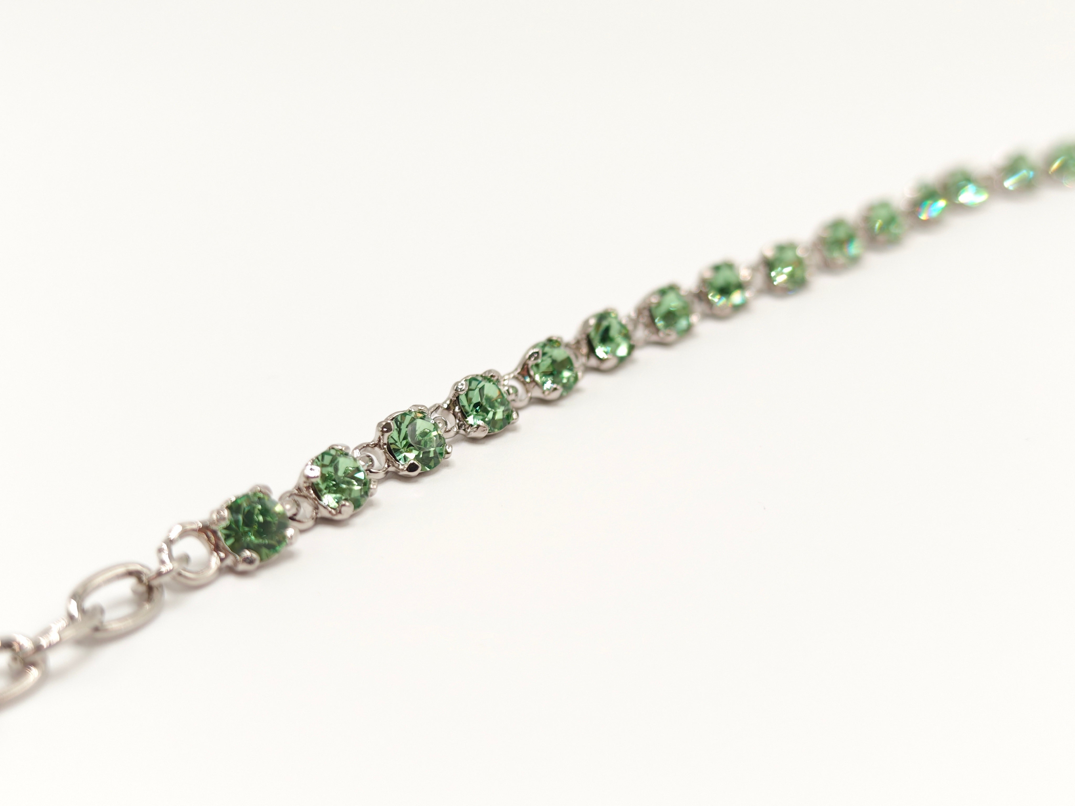 Bracciale Tennis color Peridot Amea Luxury_1