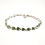 Bracciale Tennis color Peridot Amea Luxury_2