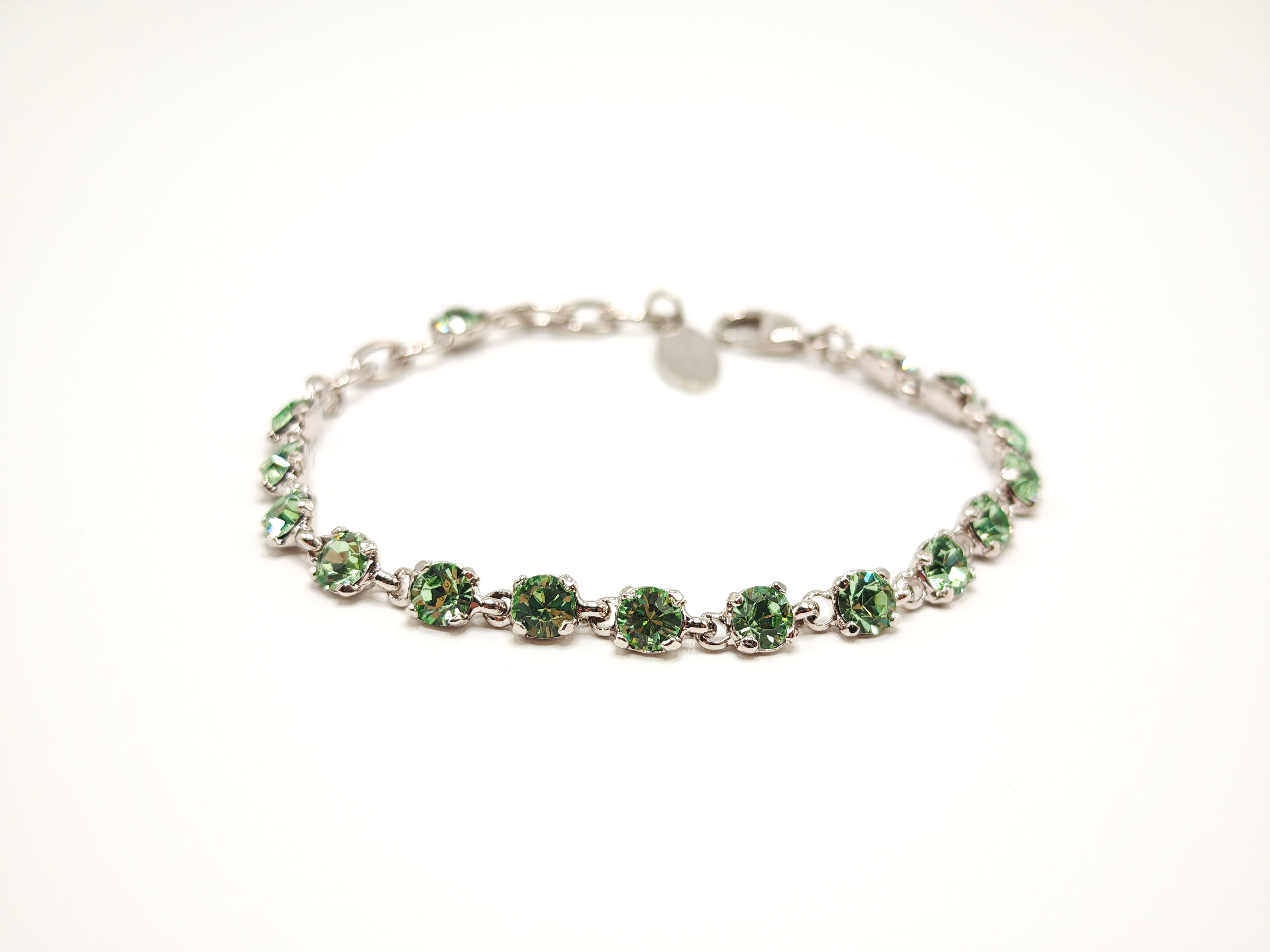 Bracciale Tennis color Peridot Amea Luxury_2