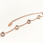 Bracciale a catenella con cristalli punto luce Amea Luxury_1