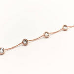 Bracciale a catenella con cristalli punto luce Amea Luxury_2