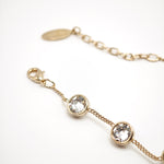 Bracciale a catenella con cristalli punto luce Amea Luxury_6