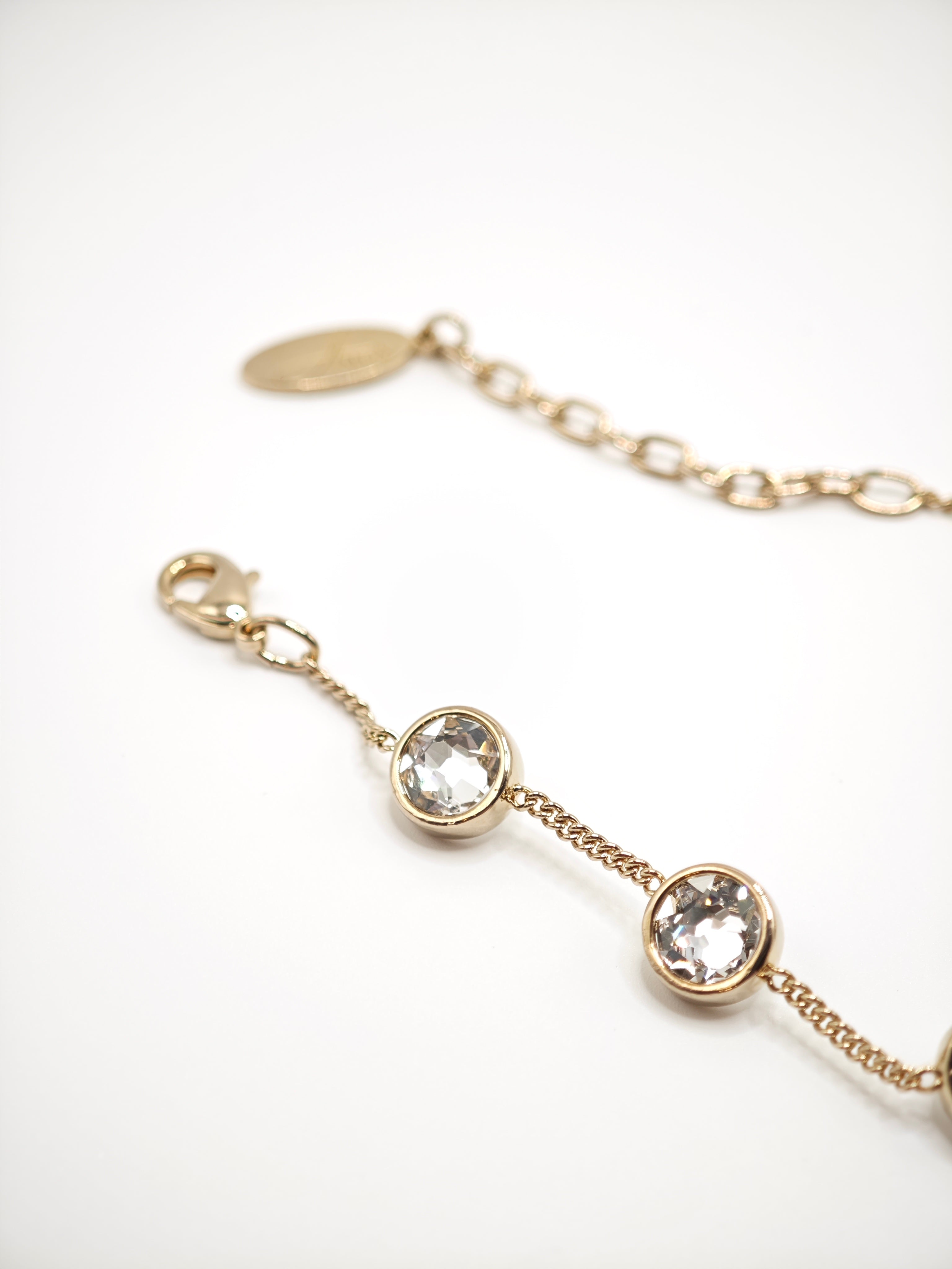 Bracciale a catenella con cristalli punto luce Amea Luxury_6