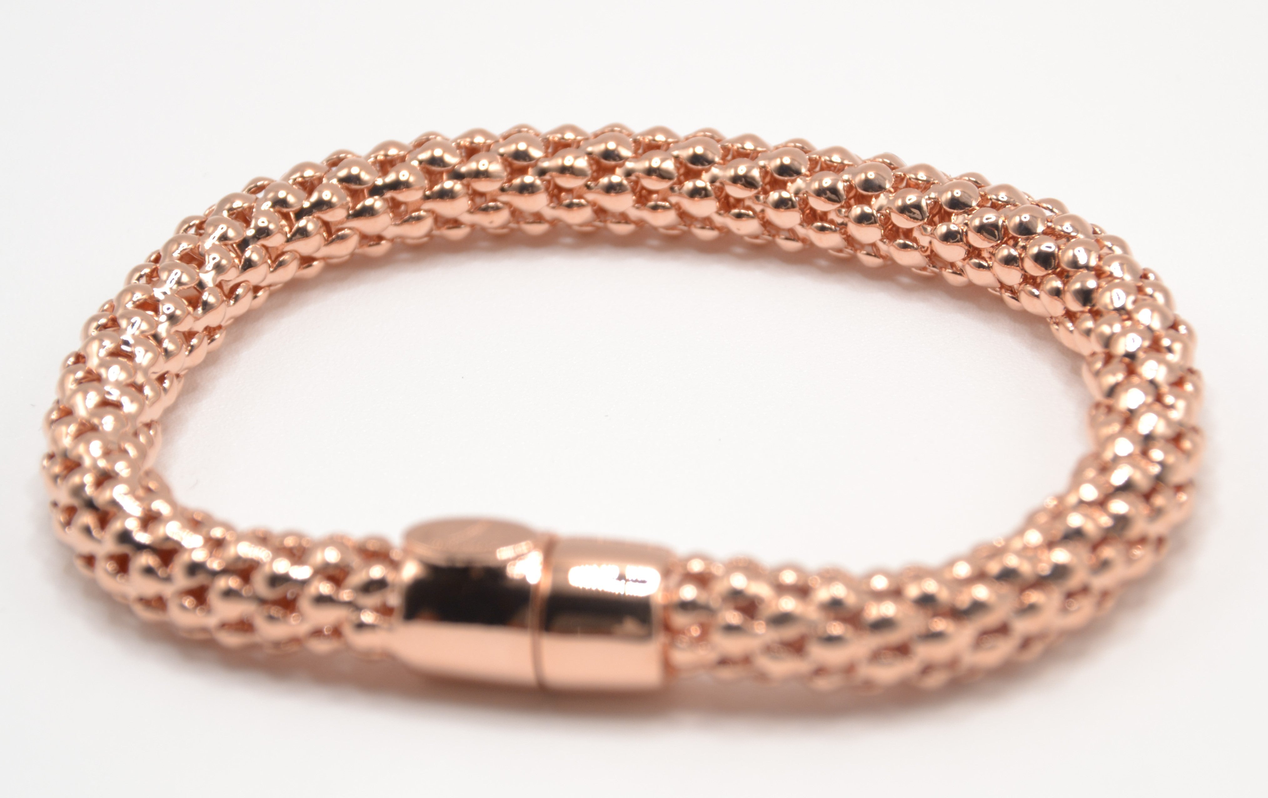Bracciale a maglia semirigida lucida Amea Luxury_3