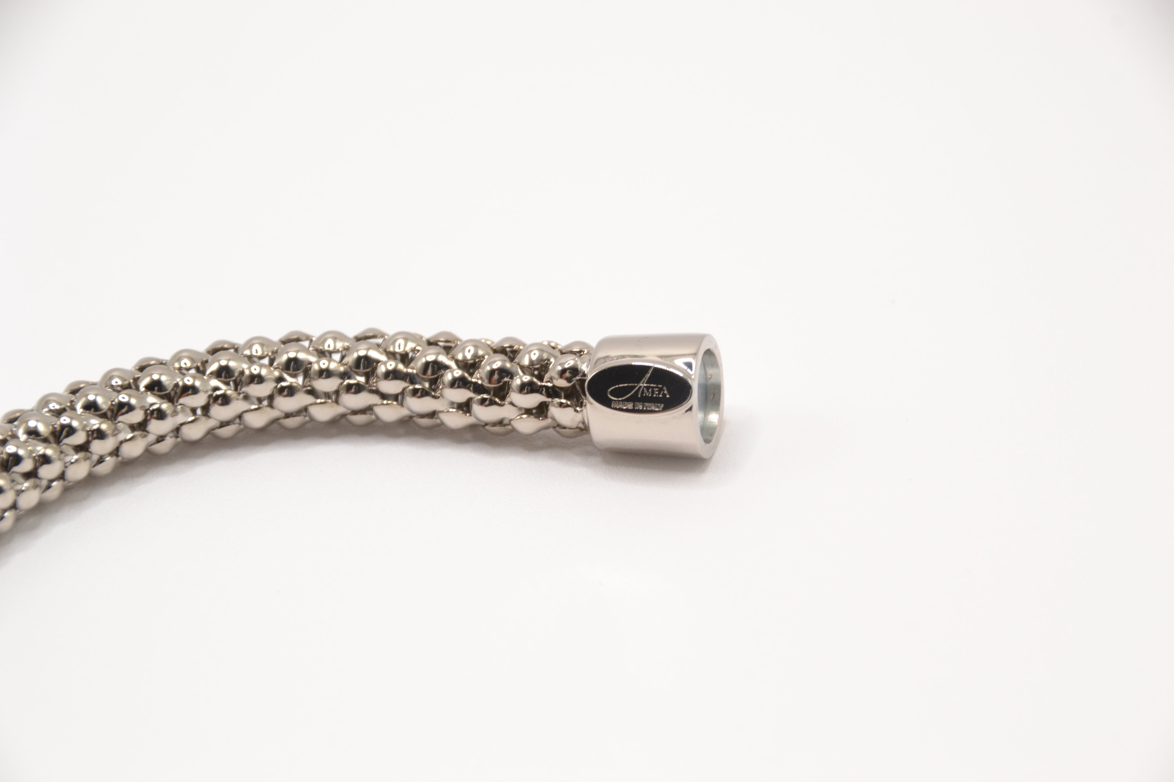 Bracciale a maglia semirigida lucida Amea Luxury_7
