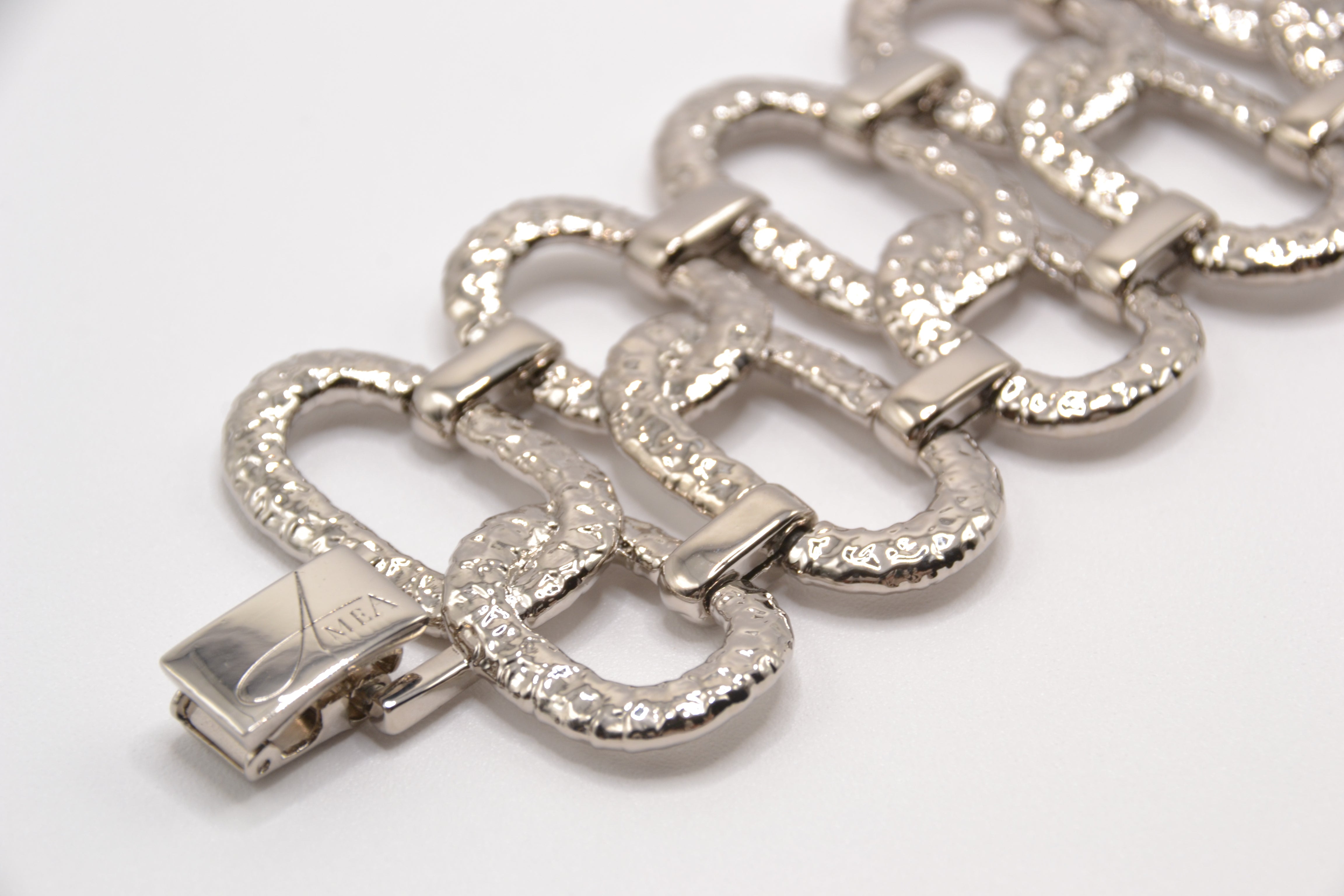 Bracciale rigido martellato Amea Luxury_4