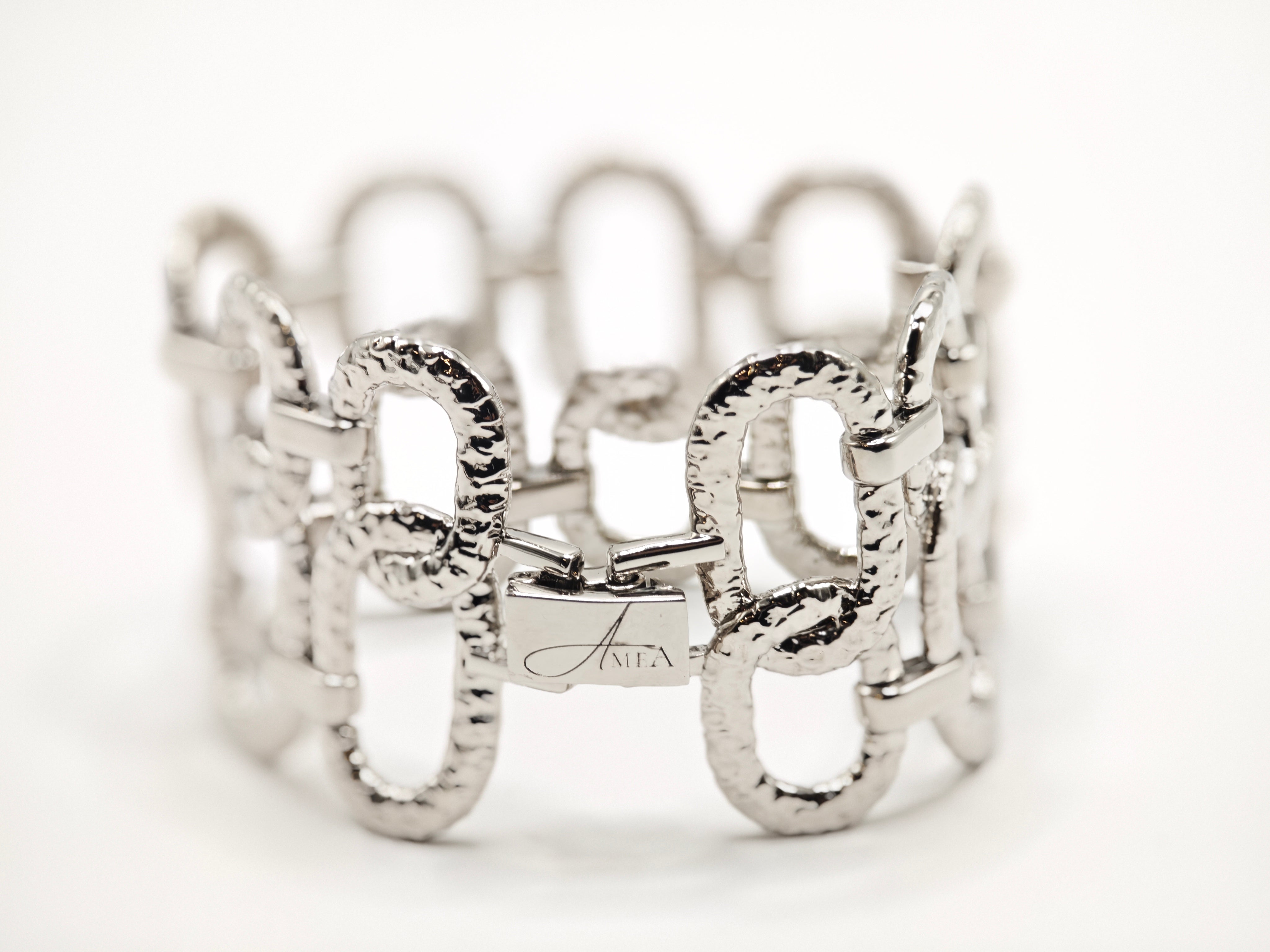 Bracciale rigido martellato Amea Luxury_6