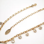 Collana Chandelier con gocce di cristallo Argent Flare Amea Luxury_1