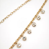 Collana Chandelier con gocce di cristallo Argent Flare Amea Luxury_2