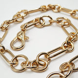 Collana a catena multi maglie tonde e ovali Amea Luxury_5