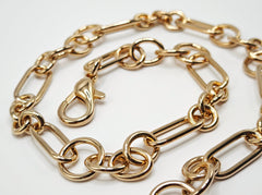 Collana a catena multi maglie tonde e ovali Amea Luxury_5