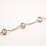 Girocollo a catenella con cristalli punto luce Amea Luxury_5