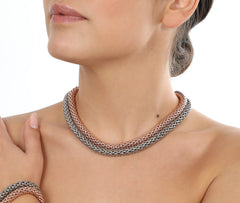 Girocollo a maglia semirigida lucida Amea Luxury_2