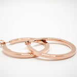Orecchini a cerchio aperti square Amea Luxury_5