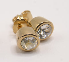 Orecchini punto luce placcati Oro Giallo 24kt Amea Luxury_1