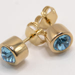 Orecchini punto luce placcati Oro Giallo 24kt Amea Luxury_2